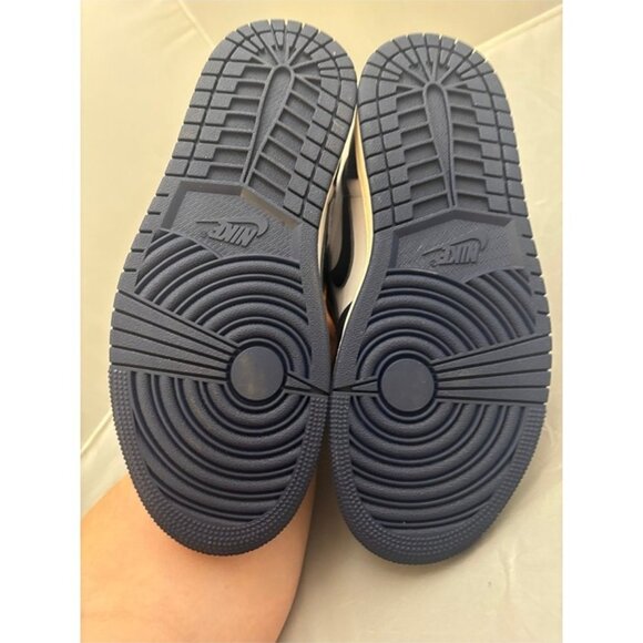 Air Jordan 1 high midnight navy white OG women’s shoes size 6.5 DZ5485 401 - Picture 6 of 8